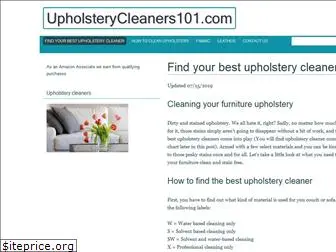 upholsterycleaners101.com