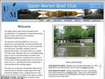 uppermerionboatclub.com