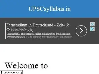 upscsyllabus.in