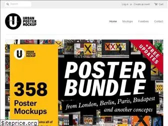 urbanpostermockup.com