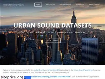 urbansounddataset.weebly.com