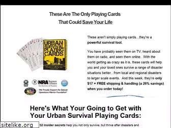 urbansurvivalplayingcards.com