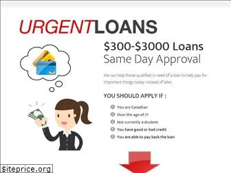 www.urgentloans.ca