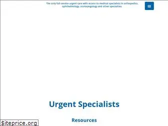 urgentspecialists.com