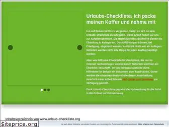 urlaub-checkliste.org