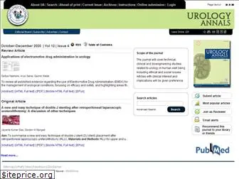 urologyannals.com
