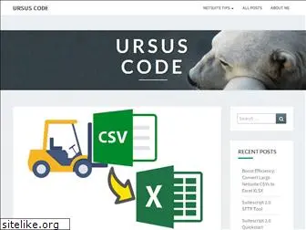 ursuscode.com