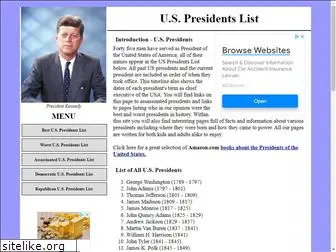 us-presidents-list.com