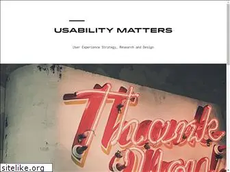 usabilitymatters.com