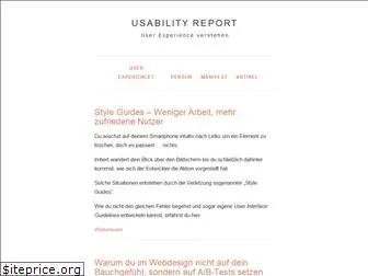 usabilityreport.de