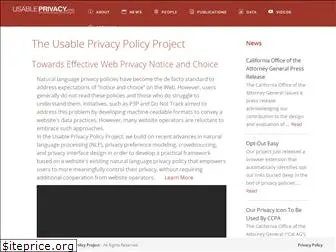 usableprivacy.org