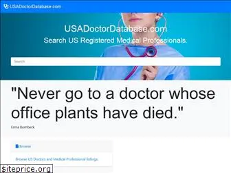 usadoctordatabase.com