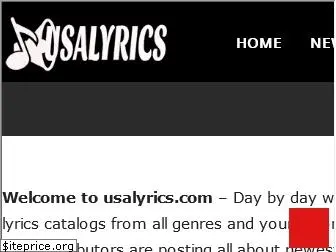 usalyrics.com