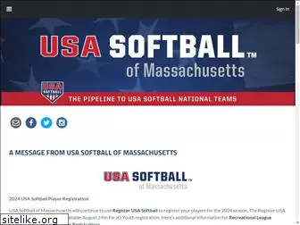 usasoftballma.com