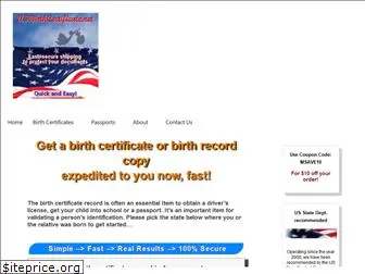 usbirthcertificate.net