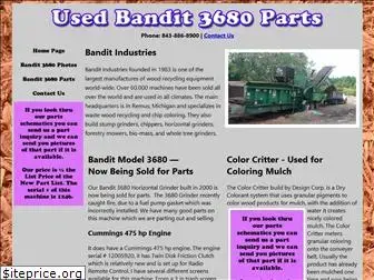 usedbandit3680parts.com