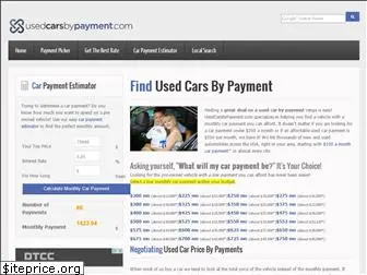 usedcarsbypayment.com