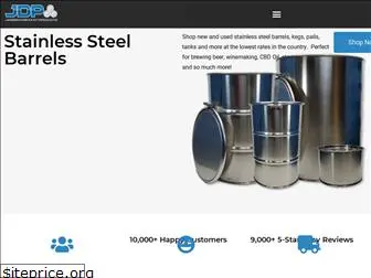 usedstainlesssteelbarrels.com