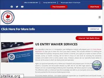 usentrywaiverservices.com