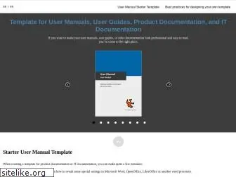 user-manual-template.com