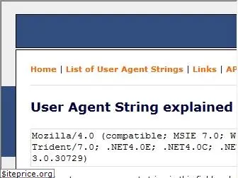 useragentstring.com