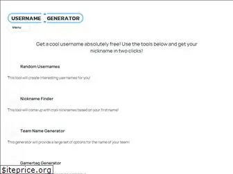 usernamegenerator.com