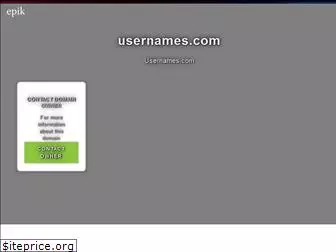 usernames.com
