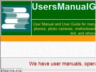 usersmanualguide.com