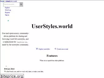 userstyles.world