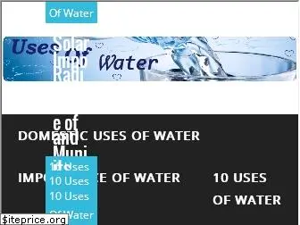 usesofwater.com