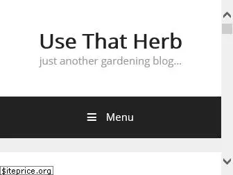 usethatherb.com