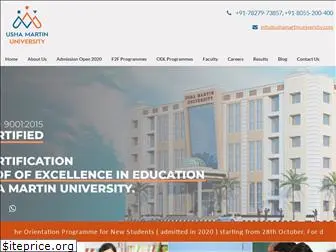 ushamartinuniversity.com