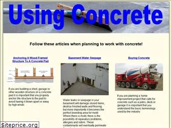 using-concrete.com