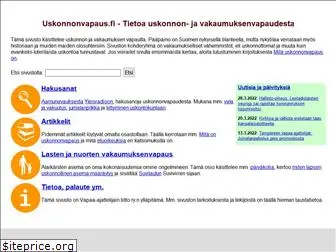uskonnonvapaus.fi