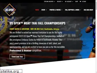 usmuaythaiopen.com