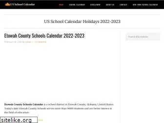 usschoolcalendar.com