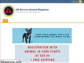 usserviceanimalregistrar.org