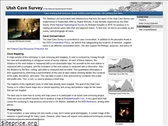 utahcavesurvey.org