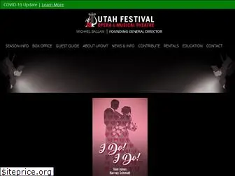 utahfestival.org