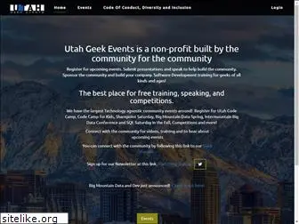 utahgeekevents.com