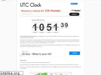 utcclock.com