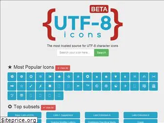 utf8-icons.com