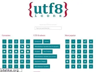 utf8icons.com