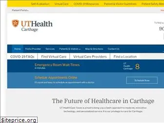 uthealthcarthage.com