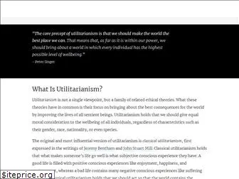 utilitarianism.net