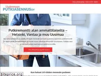 uudenmaanputkiasennus.fi