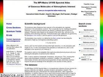 uv-vis-spectral-atlas-mainz.org