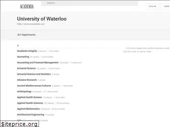 uwaterloo.academia.edu