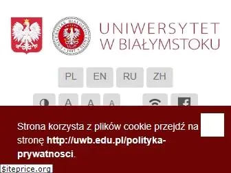 www.uwb.edu.pl website price