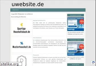 uwebsite.de